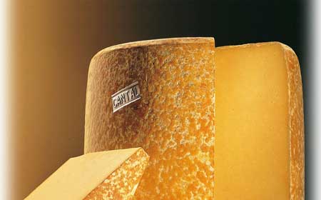 Твёрдый сыр Канталь содержит большое количество кальция