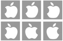Каким помнят люди логотип Apple Каким помнят люди логотип Apple